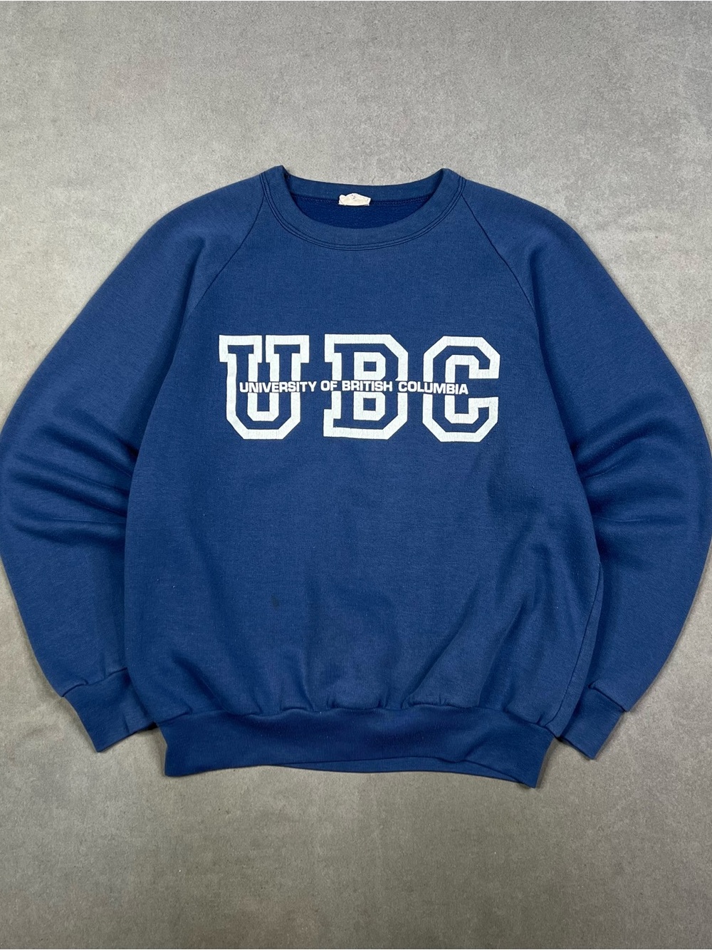 Vintage Navy UBC Crewneck Sweatshirt